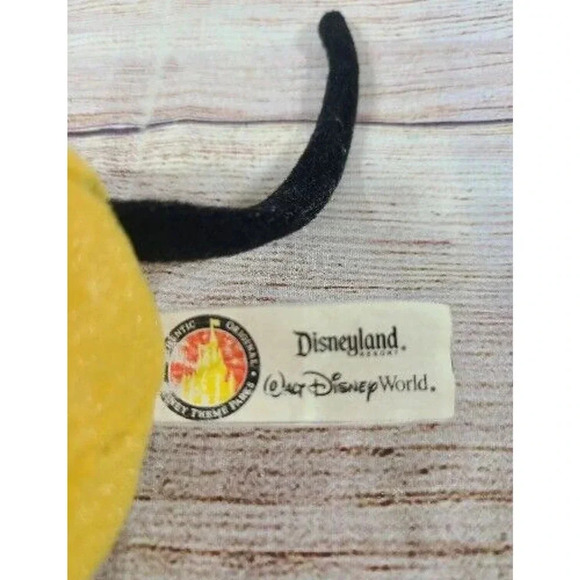 Vintage Disney Parks Pirates of the Caribbean Plush Pluto Stuffed Animal Dog 7" - Picture 4 of 4